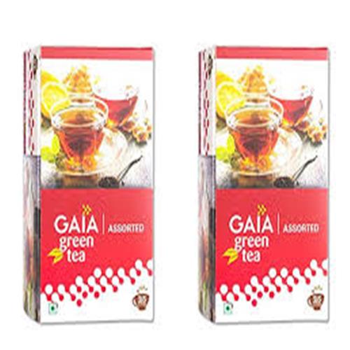 GAIA ASSO.GREEN TEA BAGS 25 1+1